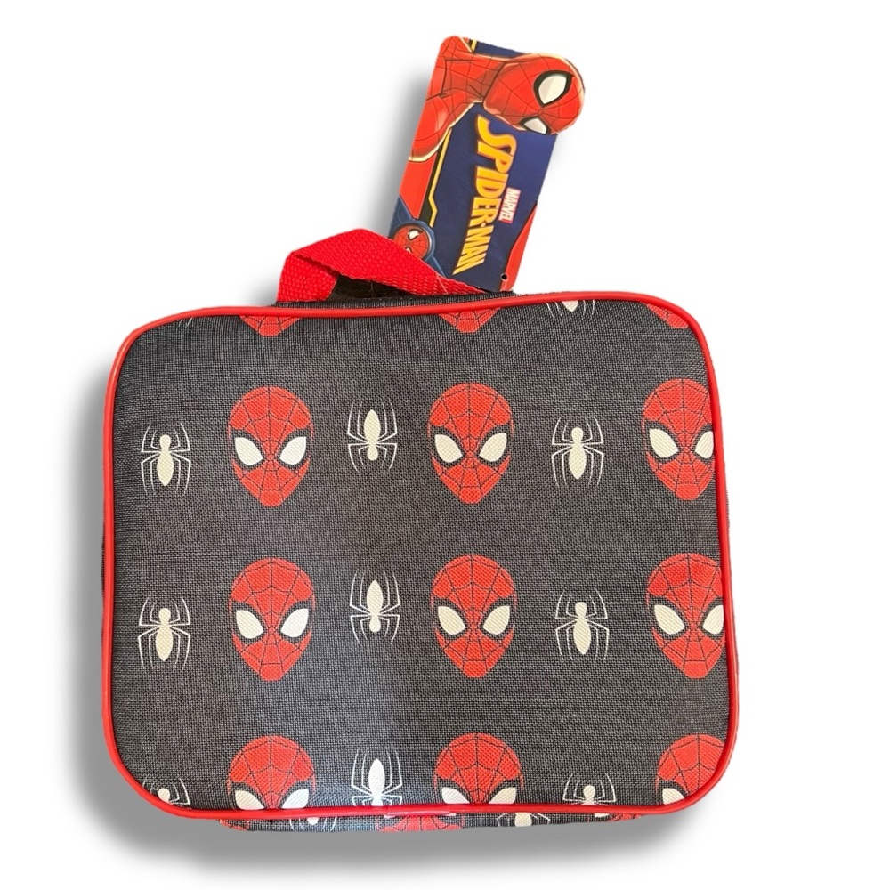 Brand New Spider-Man Lunchbox Marvel Superhero Kids Lunch Bag Box Gaming Comics